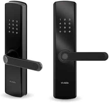 Fechadura Digital de Embutir com Biometria Velds, Wi-Fi, Controle...