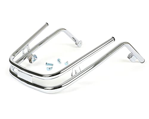Pare-chocs Vespa PX MOTO NOSTRA double tube chromé de qualité supérieure