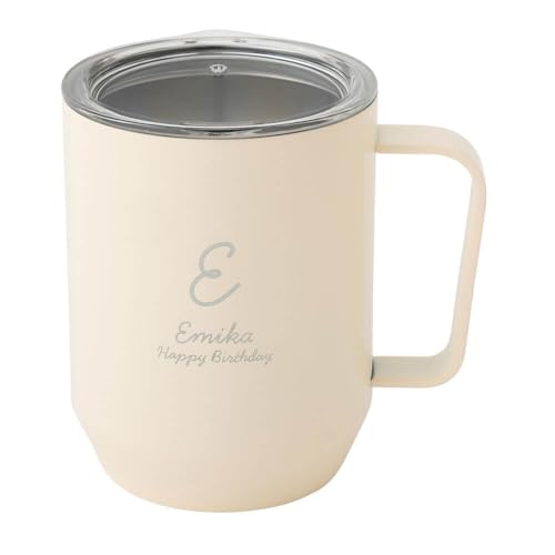 ステンレス マグカップ 蓋付 名入れ（帆前掛けマグカップ）