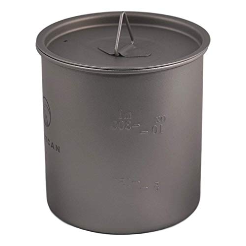 Valtcan 450Ml Titanium Camping Cup With Tight Lid #TOP3
