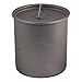 Valtcan 450ml Titanium Camping Cup with Tight Lid 15.2oz or 1.9 Cups Capacity