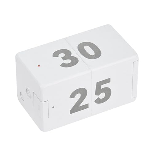 Digital Cube Timer Mit Schwerkraftsensor, 1/2/3/5/10/15/20/25/30/55 Min. Optional, Flip-Würfel Mit LED-Display und Tonalarm für Arbeit, Studium,...
