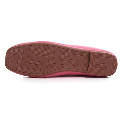 Image of ChaiRong Zhou Women Square Toe Ballets Flats Comfort Slip On Walking Shoes for Driving