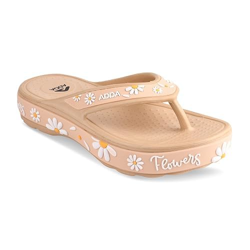 Image of ADDA Slippers for Women || Durable & Comfortable || Anti-skid Sole || Lightweight || Fashionable || Super Soft || Outdoor Slipper