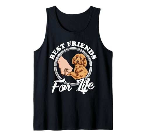 Cockapoo divertido Cockapoo con diseño para amantes de los perros «Best Friends» Camiseta sin Mangas