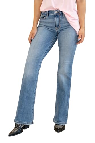 Judy Blue Women's Mid Rise Vintage Bootcut Jeans2