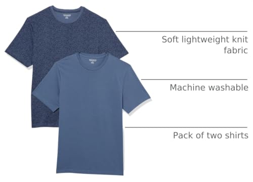 Image of Amazon Essentials Men's Slim-Fit Crewneck Short Sleeve Cotton T-Shirts