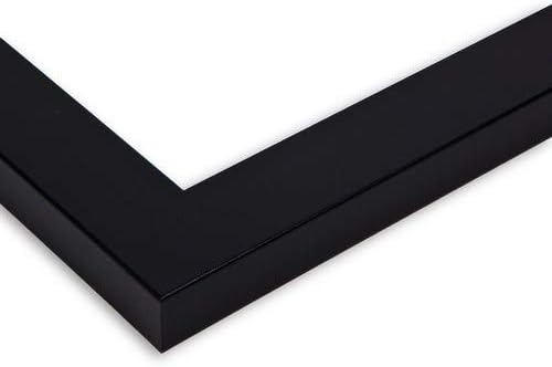 ArtToFrames Collage Photo Frame Double Mat with 3 - 8x10 Openings and Satin Black Frame