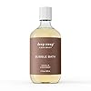 Deep Steep Vanilla Coconut Bubble Bath for Women, Hypoallergenic, Clinically Tested, Clean Formula for Sensitive Skin, Sulfate-Free, 17 fl oz Bottle, Essential Bath Accessories