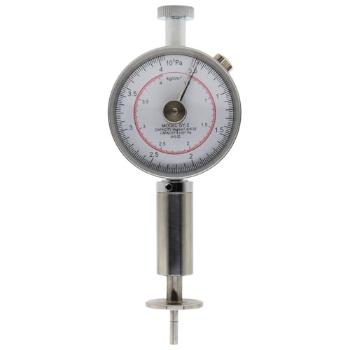 Lawnoval GY-2 Penetromètre de fermeté des fruits avec mémoire maximale et affichage à double unité, testeur en métal portable pour une mesure précise de la maturité des fruits, sonde de 3,5 mm