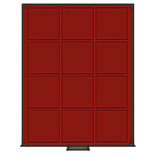 Ranger grandes pièces de collection avec le box monnaies LINDNER 12 cases