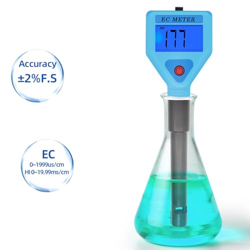 Analyseur d'eau pour aquarium avec test de conductivité électrique étanche