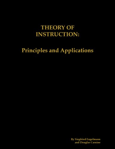 Theory of Instruction: Principles and Applications 1880183803 Book Cover