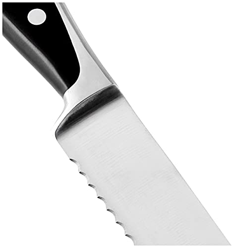 Henckels Forged Synergy Bread Knife, 8-Inch, Black/Stainless Steel #TOP2