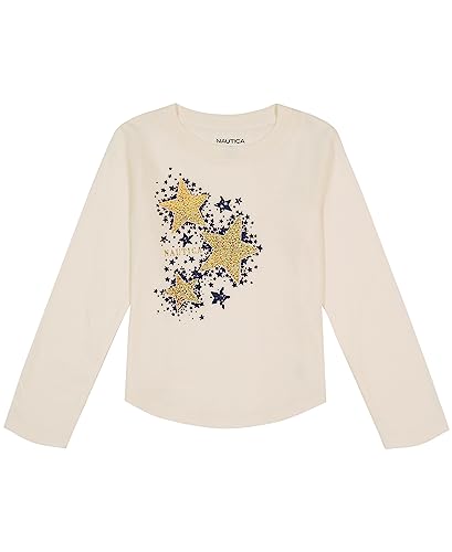 Image of Nautica Girls' Long Sleeve Graphic T-Shirt
