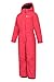 Mountain Warehouse Cloud Kids All in 1 Snowsuit - Waterproof Skisuit Active Red Kids 3-4 Yrs (98-104 cm)