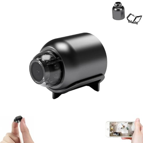 Homtrator Mini Cámara Inalámbrica 4G WiFi HD 1080p, Cámaras De Seguridad For El Hogar, Cámara Oculta Pequeña For Interiores Y Exteriores con Audio Y Video, Cámara Compacta For Niñera, Visión Nocturna