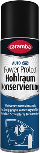 Caramba Power Protect Hohlraum Konservierung, Hohlraumversiegelung für Autos, Geräte und Maschinen, Spray mit Korrosionsschutz, Transparent, 500 ml