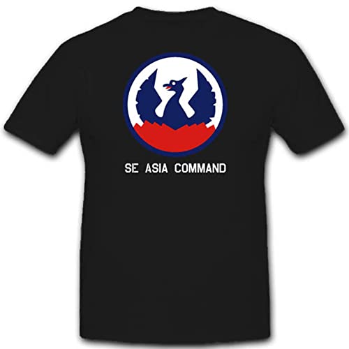 T-shirt SE Asia Command noir XXXXXL vêtement militaire grande taille homme