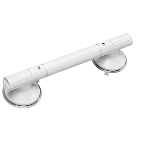 Asideros para personas mayores de 45 cm – Asa de ducha sin taladrar, asa móvil | Mango de ducha antideslizante con ventosa para ducha, bañera, baño, barra de sujeción ducha niños mayores, 45 x 9,5 x 8