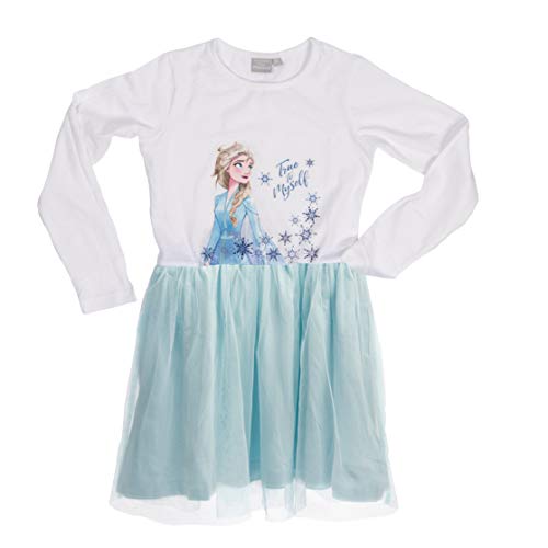 Preisvergleich Produktbild Disney Frozen Mädchen Kleid blau (98 / 104)