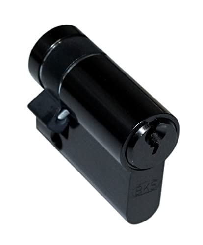 BKS Halbzylinder Dark Edition dunkel PZ 8900 Baulänge: 70mm (70/10 Gesamtlänge 80mm)