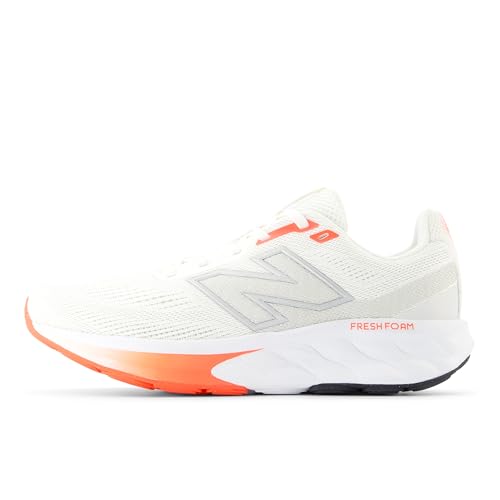 New Balance New Balance Women's Fresh Foam 520 V9 Running Shoe, Sea Salt/Reflection/Urgent Red, 8 M