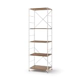 無印良品 ステンレスユニットシェルフ ウォールナット材棚セット 大 幅58×奥行41×高さ175.5ｃｍ 83266950 ウォールシェルフ 棚 本棚