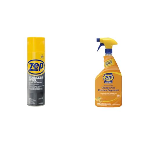 Limpiador y Pulidor para Acero Inoxidable Zep + Desengrasante