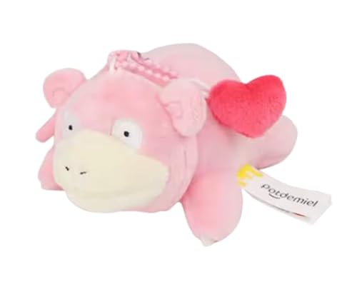 Pokémon Multicolour Pokemon | Pokemon Plush Keyring/Bag Charm Figure | 15+ Years | Slowpoke
