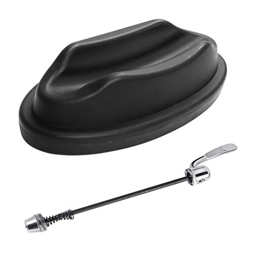 Wakauto 2pcs Front Wheel Riser Stabilization Support Pad for Indoor Trainer Compatible Road Mountain Simple Design for Enhanced Stability