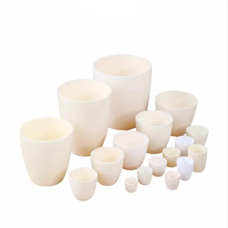 99% Alumina Corundum Crucible 10ml to 500ml - Ceramic Crucible for Laboratory Use(100ml)
