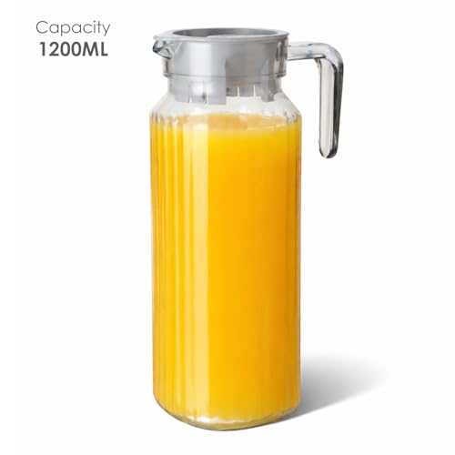 Image of Nayasa Electra Jug 1200 ML | BPA Free Plastic Water Jug with Lid | Leak Proof | Easy Pour | Stylish Design | Grey