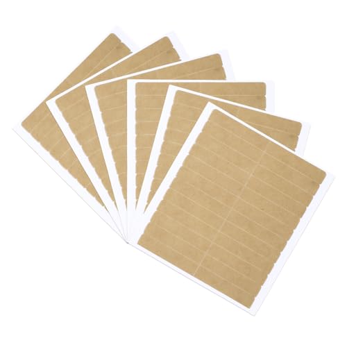 Image of GOO GOO Double Sided Wide Hair Extension Tape, 72 Pieces, 3.2 * 0.3inch, No Residue Invisible Hold, Adhesive Replacement Tabs