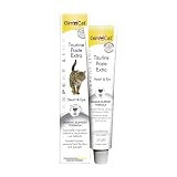 GimCat EXPERT LINE Taurine Paste Extra - Funktionaler Katzensnack fördert Herzfunktion und Sehkraft - 1 Tube (1 x 50 g)