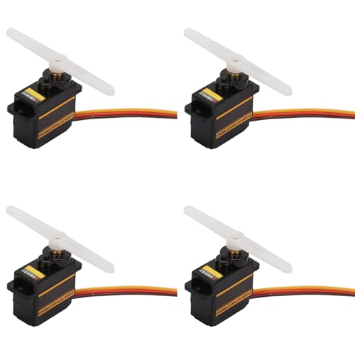 4PCS EMAX ES08MA II Metal Gear Analog Servo Motor Drive Shockproof Stable Machine Compatible for RC Model