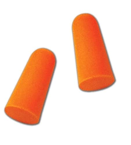 Image of MAGID E2 Disposable Safety Earplugs, Bag of 200 Pairs, One Size Polyurethane Foam, Fluorescent Orange, IHP32