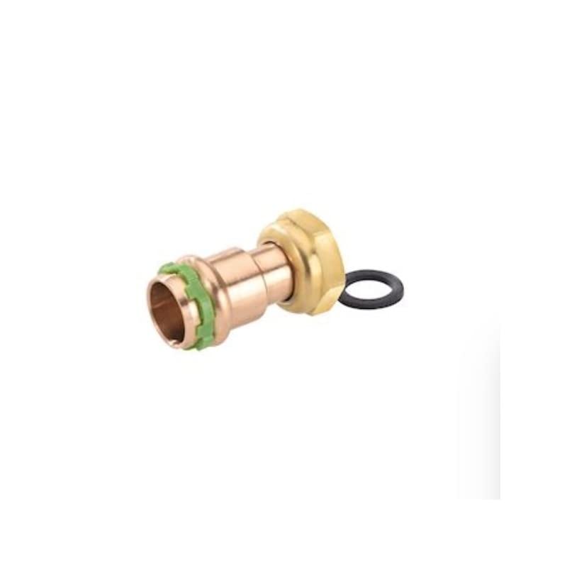 Raccord cuivre droit avec écrou à sertir - F 1/2'' - Ø 16 mm - Comap