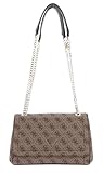 Material: Polyurethan GUESS Noelle Convertible XBody - Schultertasche 24 cm latte logo/brown