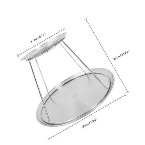 Bandejas de mariscos de acero inoxidable con soporte para buffet 3