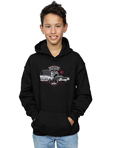 Absolute Cult Scoobynatural Boys Mystery Machine And Baby Hoodie Black 5-6 Years