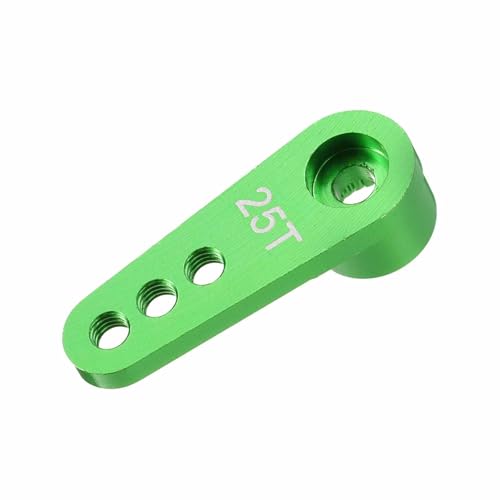 Servo de direction en métal 25T rigide monobras vert MECCANIXITY pour auto RC
