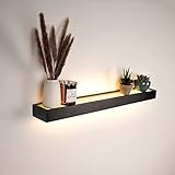 lightboard Modernes Design s.luce Cusa LED-Lichtboard Wandleuchte Up & Down, Farbe:Schwarz, Größe:70cm