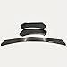 NTING Universal Car Front Bumper Lip, Adjustable Air Dam Body Kit Chin Spoiler Splitter Diffuser 5PCS/Set, Glossy Black
