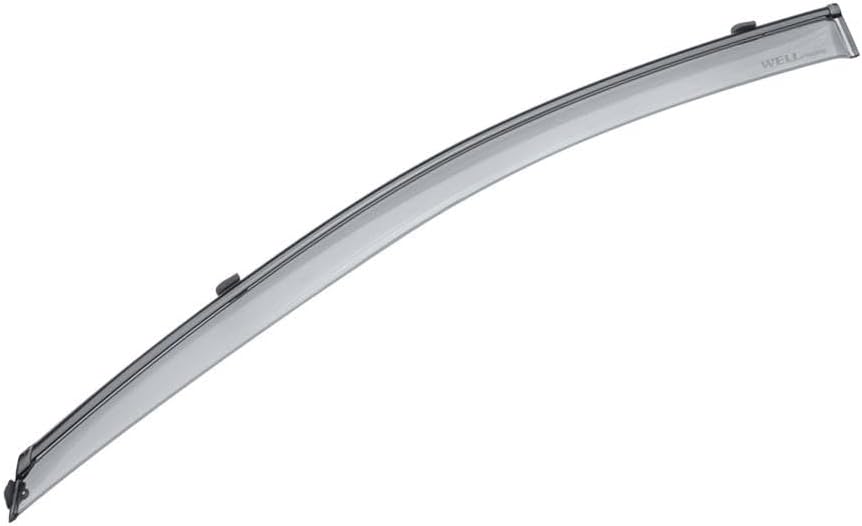 WellVisors Window Visors Wind Deflectors Compatible with KIA 2007-2012 Rondo with Black Trim Rain Guards 3-847KA015