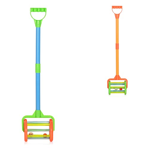 Lorelli Kinder Schiebespielzeug 60 cm, Lichtkugel, Rassel, für drin und draußen, Farbe:blau Cover