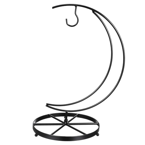 Toyvian Modern Metal Banana Hanger Stand with Tree-inspired Design for Kitchen Countertop Compact Fruit Organizer and Display Rack Easy-clean Iron Surface Stylish Home Decor