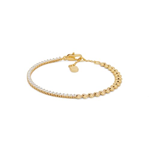 Bracelet laiton doré femme Fossil Sutton luxe et finition raffinée