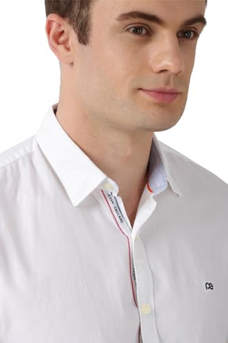 Image of Peter England Men's Cotton Slim Fit Shirt