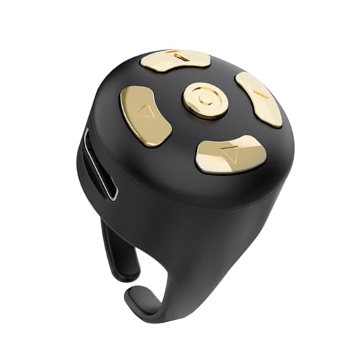 Mouse Air per Selfie Mobile Istantaneo per Pad Phone A Distanza per Scroller Remote Ring Controller Video e Musicale per Laptop A. bluetooth wireless